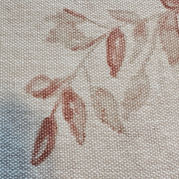 NWT - Ralph Lauren Elegant Cream/Tan/Rust flower Shower Curtain (70x72) - Picture 5 of 6